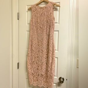 Pink lace Ralph Lauren dress